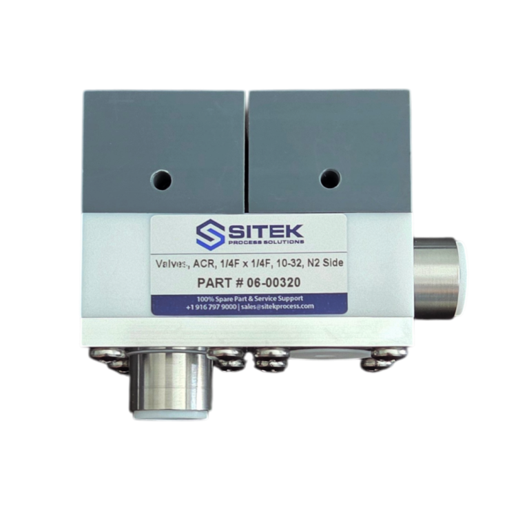 ACR Valve (1/4″F x 1/4″F x #10-32 UNF) for N2 Supply on SITEK & Semitool SRDs