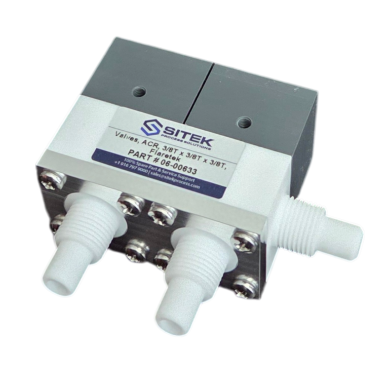 ACR Valve (3/8"T x 3/8"T x 3/8"T) for DI Water on SITEK & Semitool SRDs