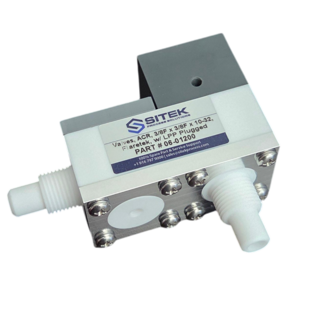 ACR Valve (3/8"F x 3/8"F x #10-32 UNF) for N2 Supply on SITEK & Semitool SRDs