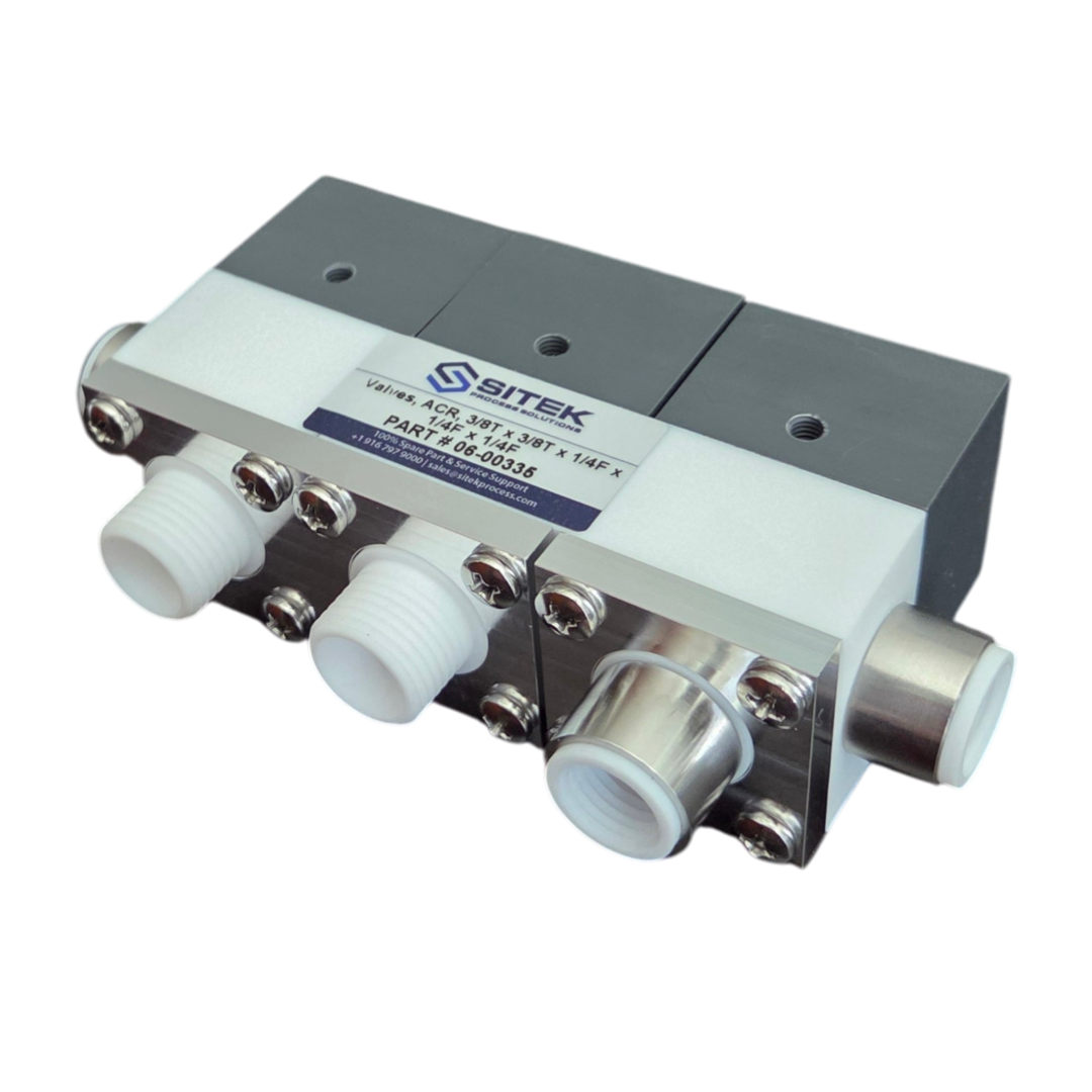ACR Valve for DI Water Recirculation on SITEK & Semitool SRDs