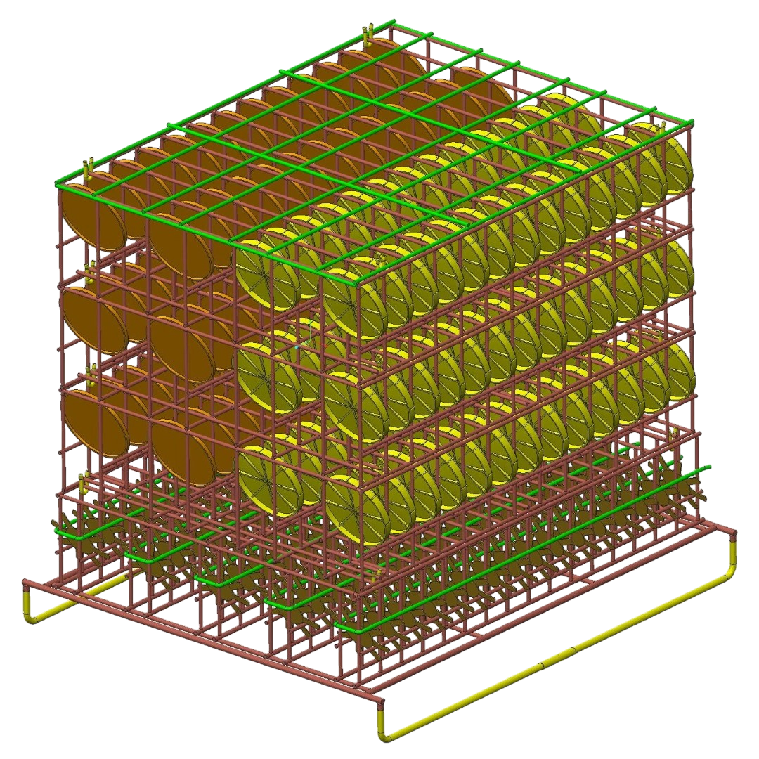3 inch box washer rack