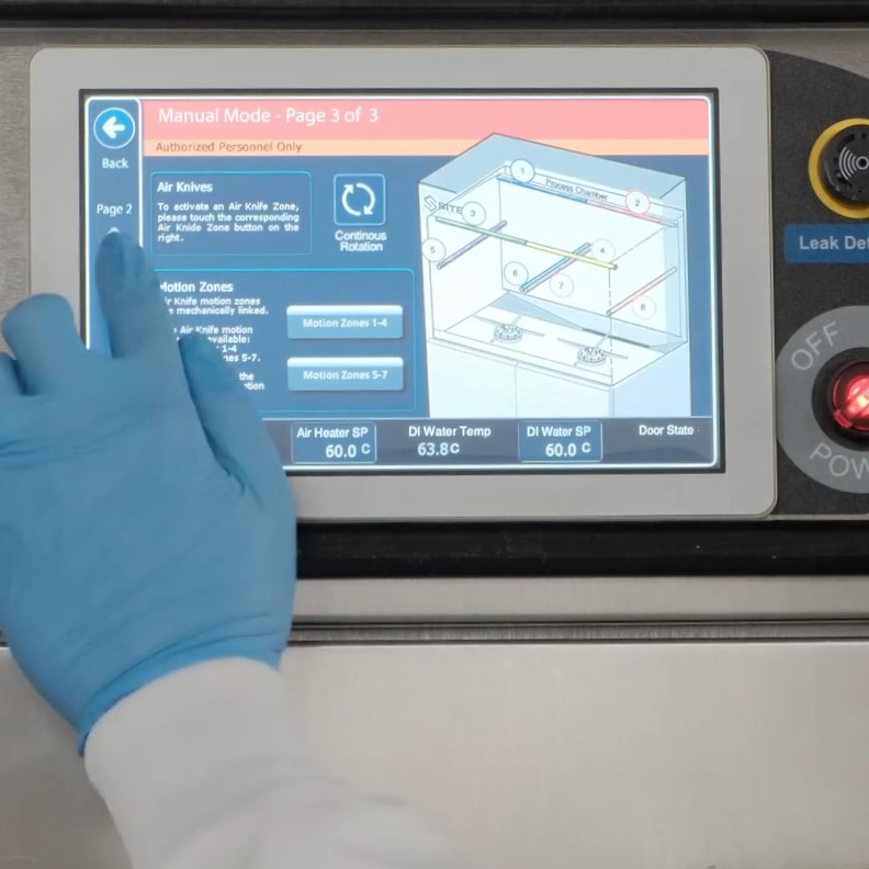 HTC Box Washer with Controller Upgrade - SITEK Video Source Inspection