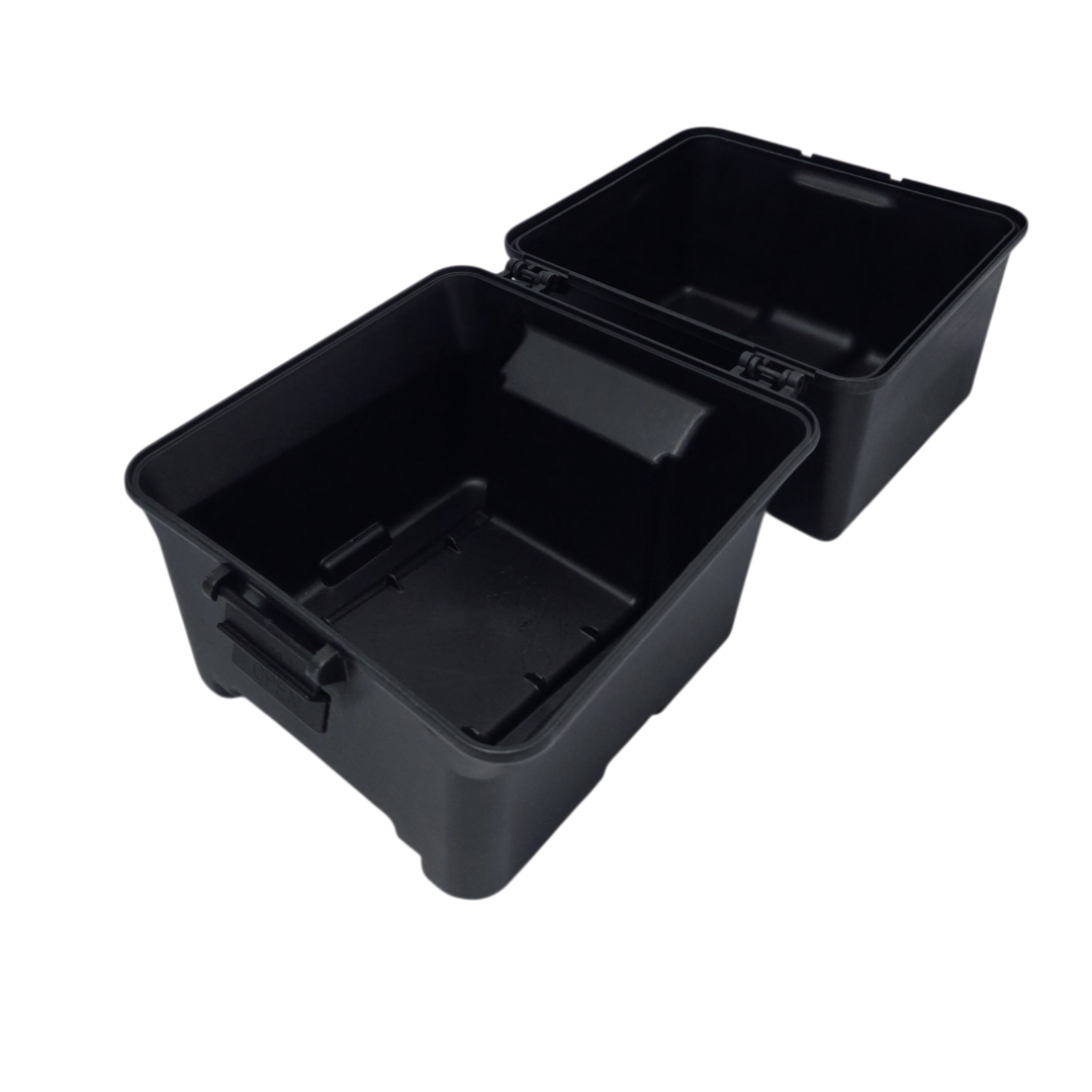 ENT-E160-60-103-69F02 Entegris/Fluoroware Storage Box, Flip Snap, 6" / 150mm, Black ENT-E160-60-103-69F02 Entegris/Fluoroware Storage Box, Flip Snap, 6" / 150mm, Black